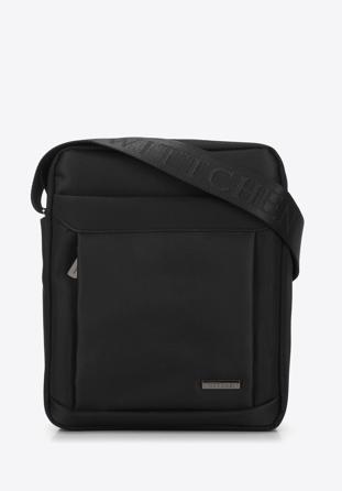 Men's messenger bag, black, 98-4P-201-1, Photo 1