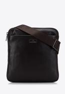 Men's leather messenger bag, light brown, 98-4U-901-7, Photo 1