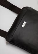 Men's leather messenger bag, light brown, 98-4U-901-7, Photo 4