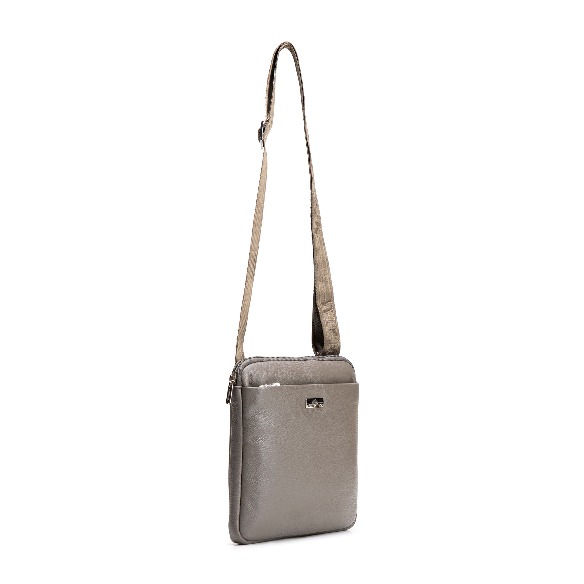 Malá pánska kožená crossbody taška 98-4U-901-44, Vyberte variant béžová
