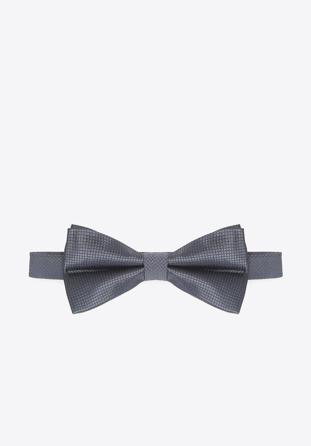 Men's silk bow tie, grey, 91-7I-001-8, Photo 1