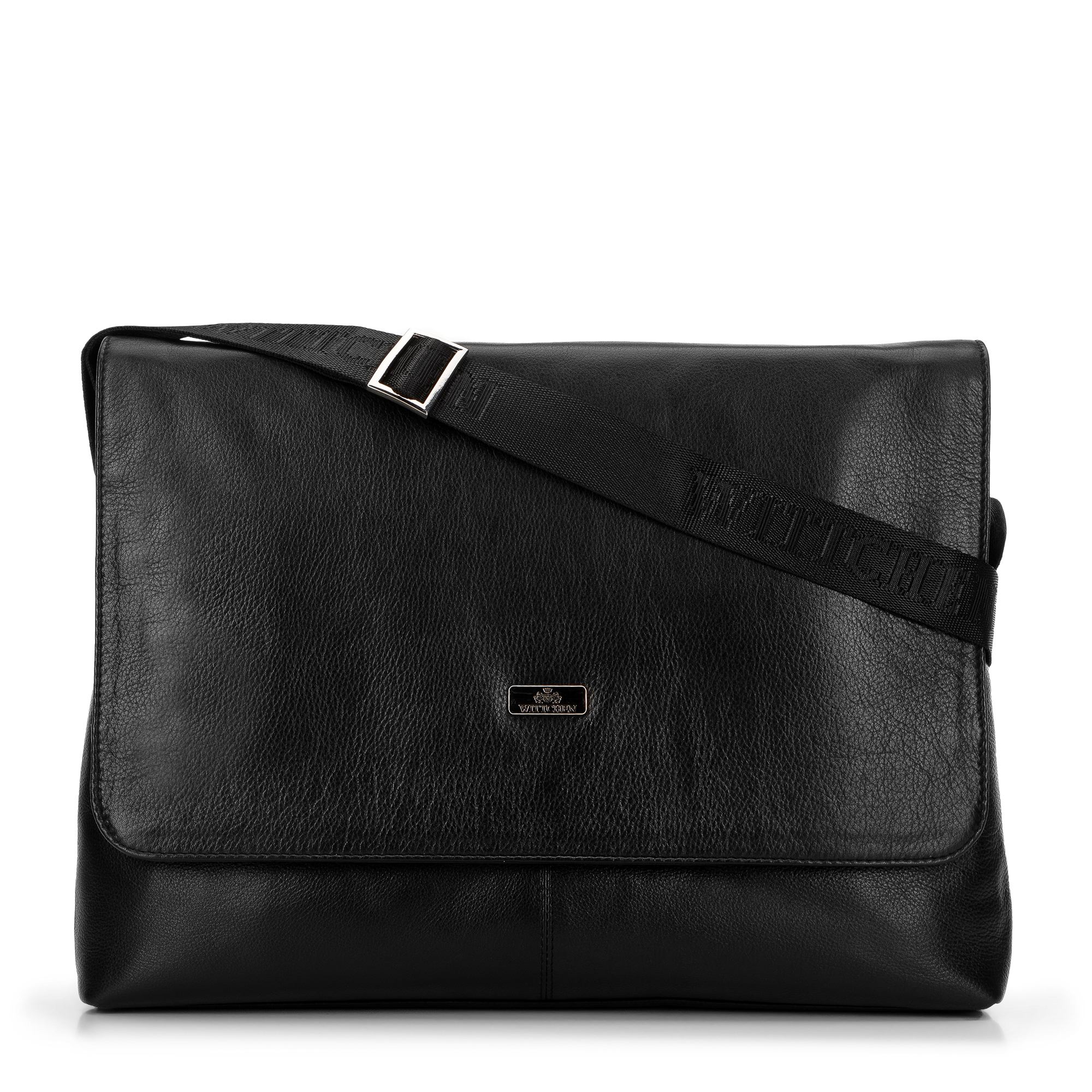 Męska torba na laptopa 11’’/12’’ skórzana na ramię czarna product