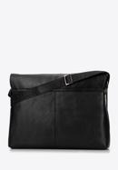 Men's 11’’/12’’ leather laptop bag, black, 98-3U-905-1, Photo 2