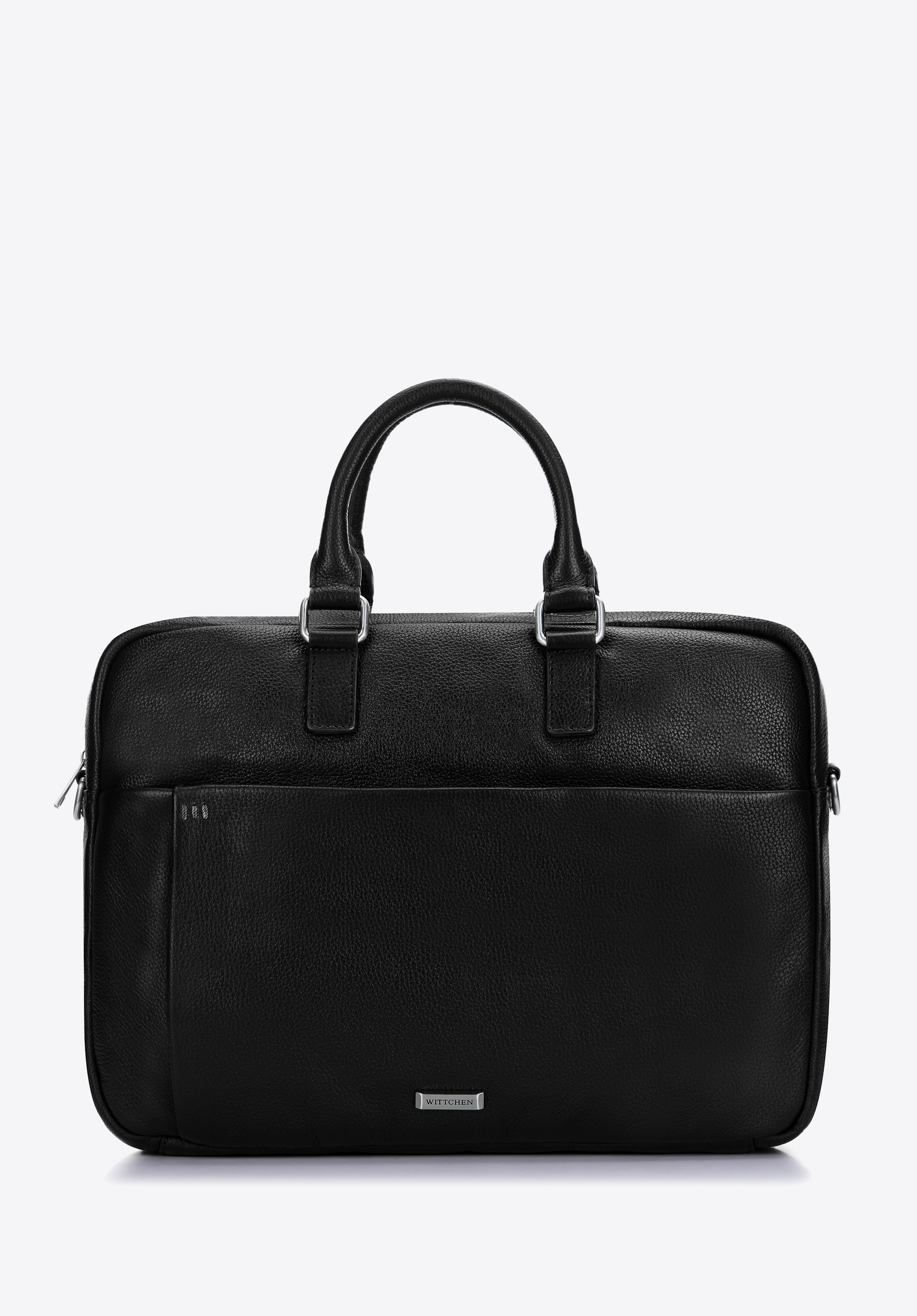 Męska torba na laptopa 13”/14” skórzana z obszyciem