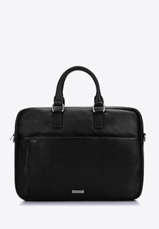 Men's leather laptop bag