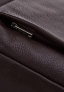 Men's leather laptop bag, brown, 97-3U-009-1, Photo 4