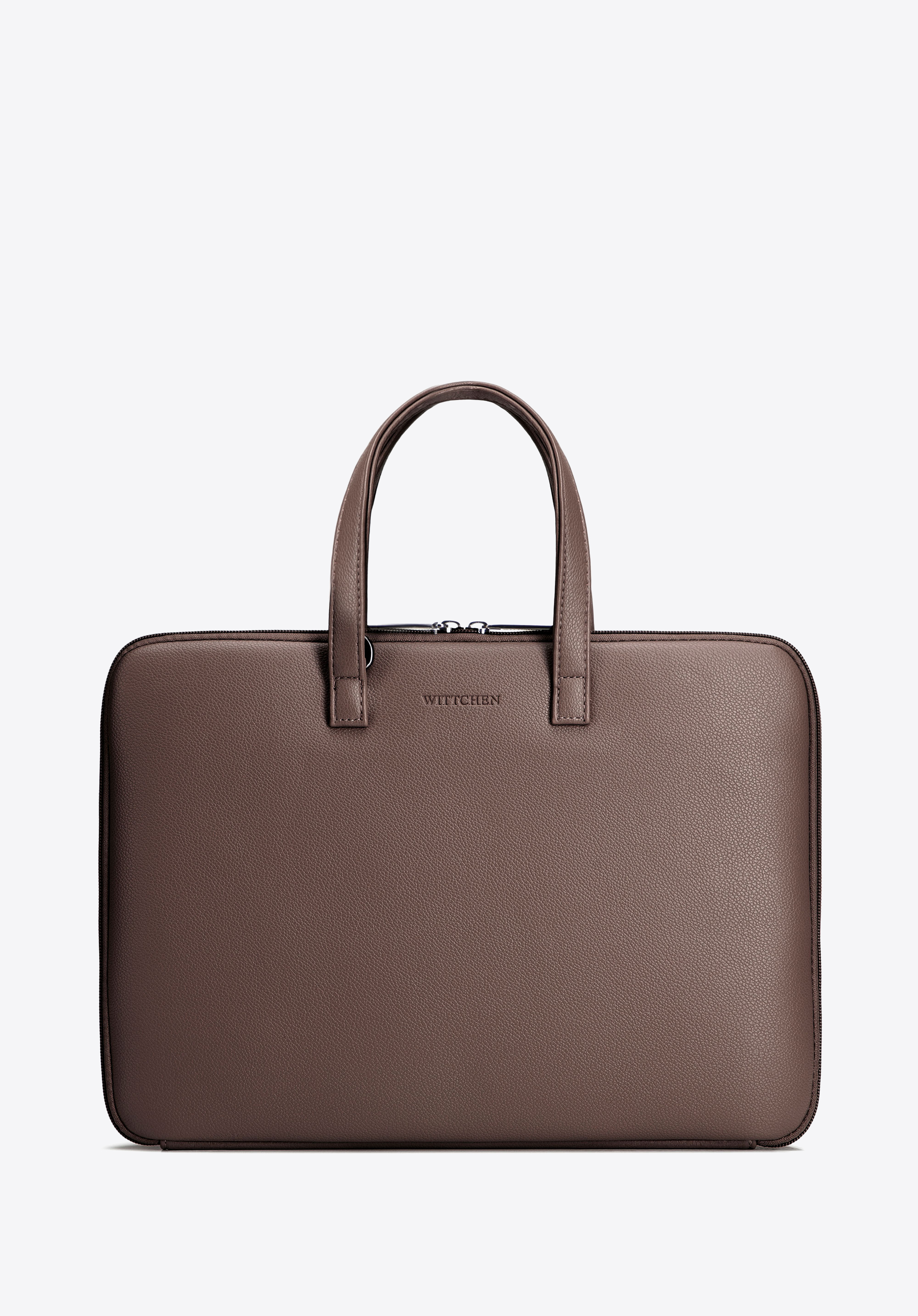 Męska torba na laptopa 14” z ekoskóry, brązowy, 102-3P-922-4, Zdjęcie 1
