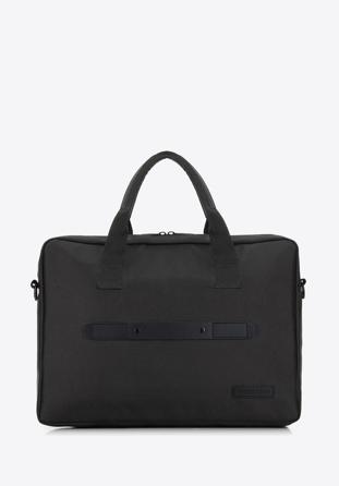 MÄ™ska torba na laptopa 15,6â€� klasyczna, czarny, 91-3P-700-1, ZdjÄ™cie 1