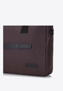 Męska torba na laptopa 15,6” klasyczna, brązowo-czarny, 91-3P-700-1, Zdjęcie 5