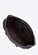 Men's leather 15,6” laptop bag, black, 97-3U-006-5, Photo 3
