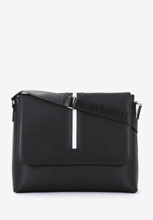 Men's leather 15,6” laptop bag, black, 95-3U-103-1, Photo 1