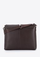 Men's leather 15,6” laptop bag, dark brown, 95-3U-103-4, Photo 2