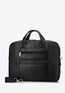 Men's leather 15,6” laptop bag, black, 98-3U-903-1, Photo 2