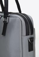 Męska torba na laptopa 15,6” z tasiemką, szary, 96-3U-902-8, Zdjęcie 4