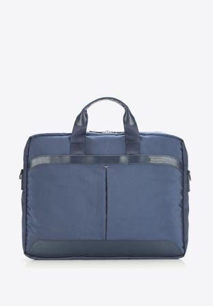 Laptop bag, navy blue, 87-3P-106-7D, Photo 1