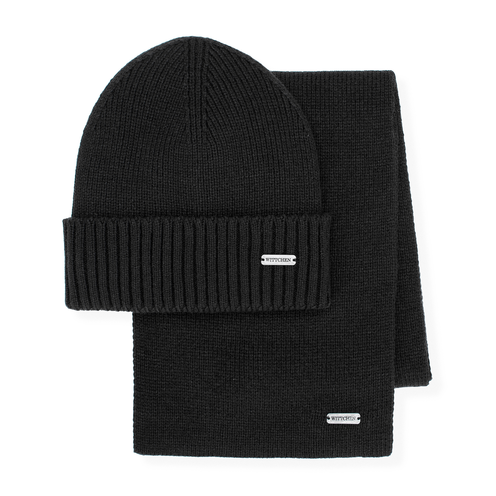 Pánsky zimný komplet – čiapka a šál z akrylu pre moderný štýl a teplo 101-SF-006-1