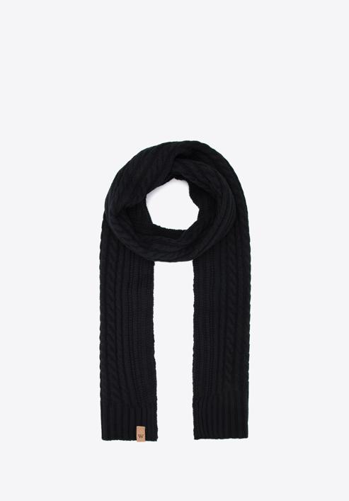 Men's winter cable knit set, black, 95-SF-005-1, Photo 4