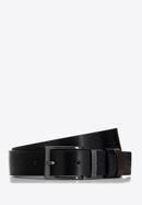 Men's leather reversible belt, black-brown, 98-8M-117-18-11, Photo 1