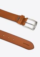Men's vintage leather belt, brown, 98-8M-110-1-90, Photo 2