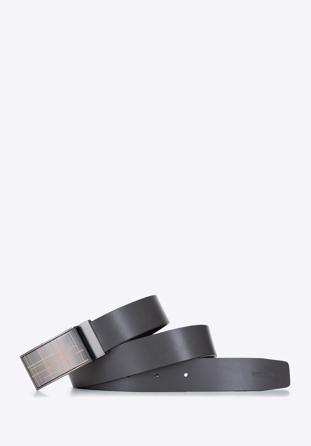 Belt, grey-black, 92-8M-352-18-90, Photo 1