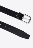 Men's leather belt, black, 97-8M-914-4-90, Photo 2