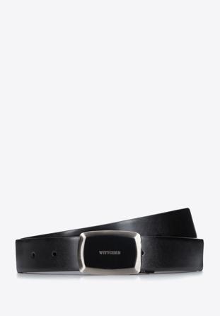 Men's belt, black-brown, 85-8-S01-12, Photo 1