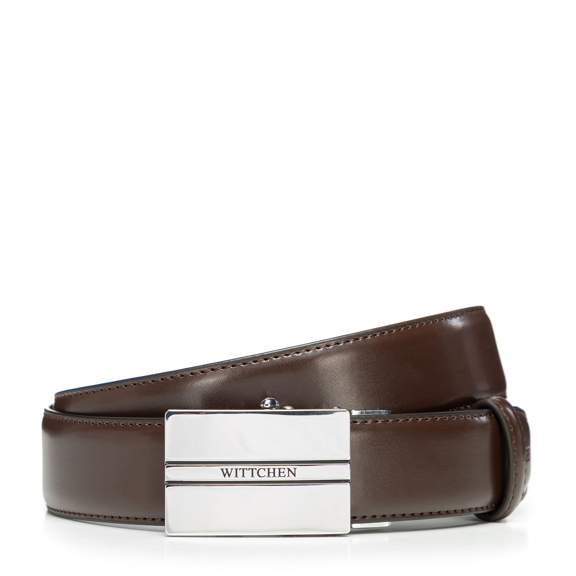Hnedý pánsky opasok s automatickou prackou Wittchen 101-8M-915-4