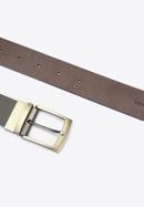 Men's reversible buckle belt, black-brown, 92-8M-354-17-90, Photo 4