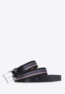 Belt, black-violet, 92-8M-390-1X-90, Photo 2