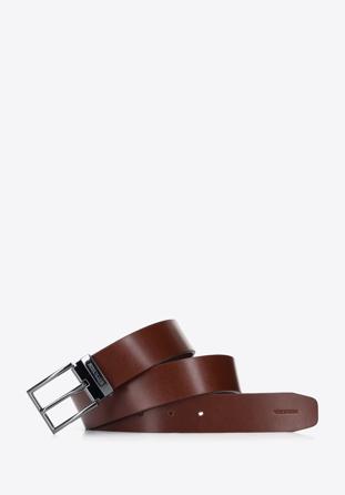 Men's leather belt, brown, 94-8M-908-4-11, Photo 1