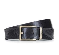 Leather belt, black, 92-8M-361-1-10, Photo 1