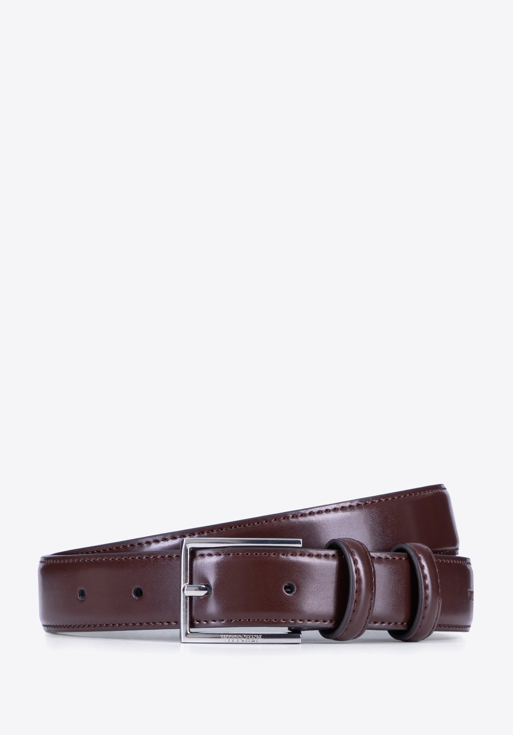 Men's leather belt, brown, 98-8M-904-4-12, Photo 1