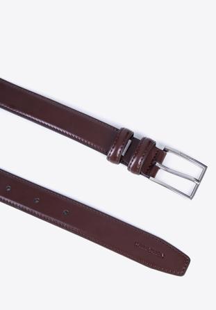 Men's leather belt, brown, 98-8M-904-4-12, Photo 1