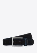 Belt, black-blue, 92-8M-380-7-12, Photo 1