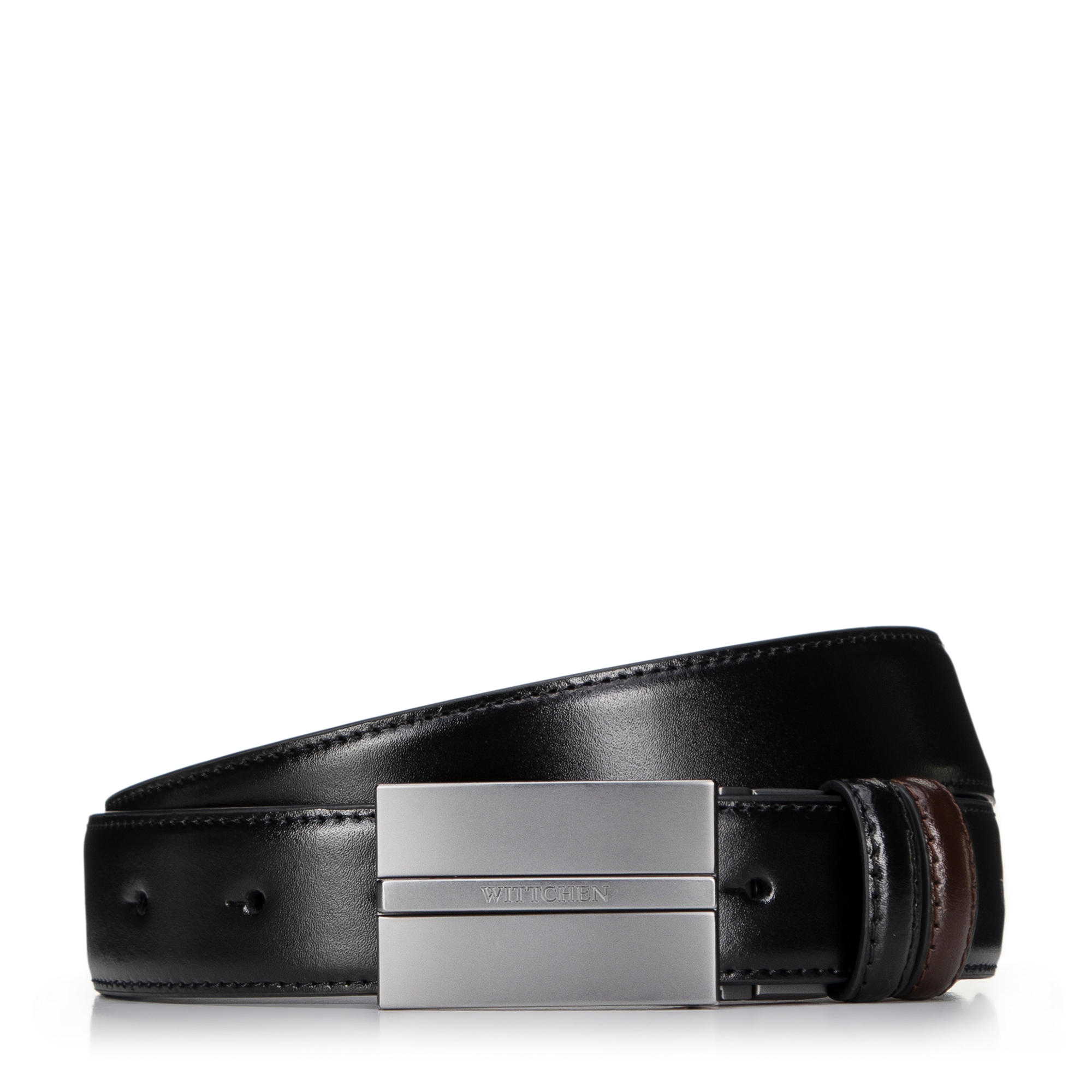 Elegantný kožený opasok Wittchen99-8M-107-1, čierny