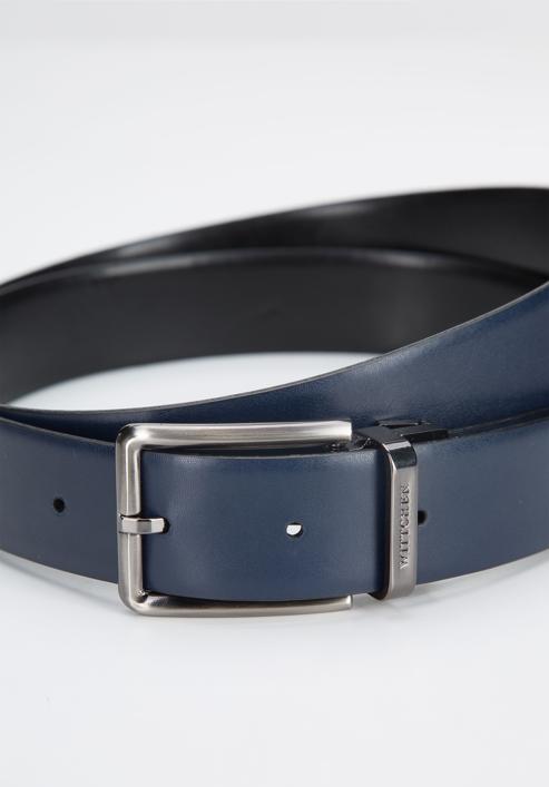 belt, black-navy blue, 87-8-S01-7-11, Photo 5