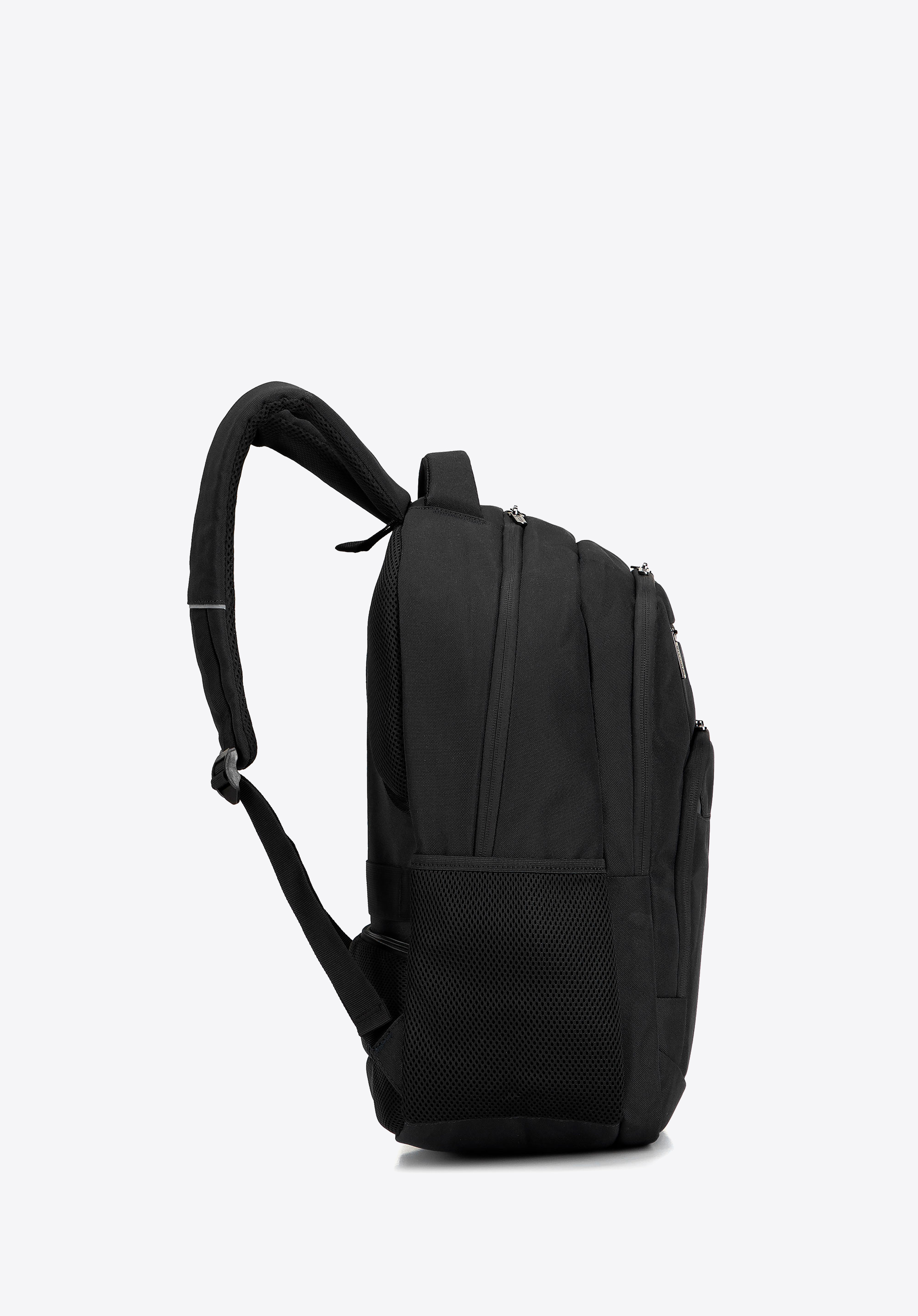 Męski plecak biznesowy z kieszenią na laptopa 16”, czarny, 56-3S-021-10, Zdjęcie 1