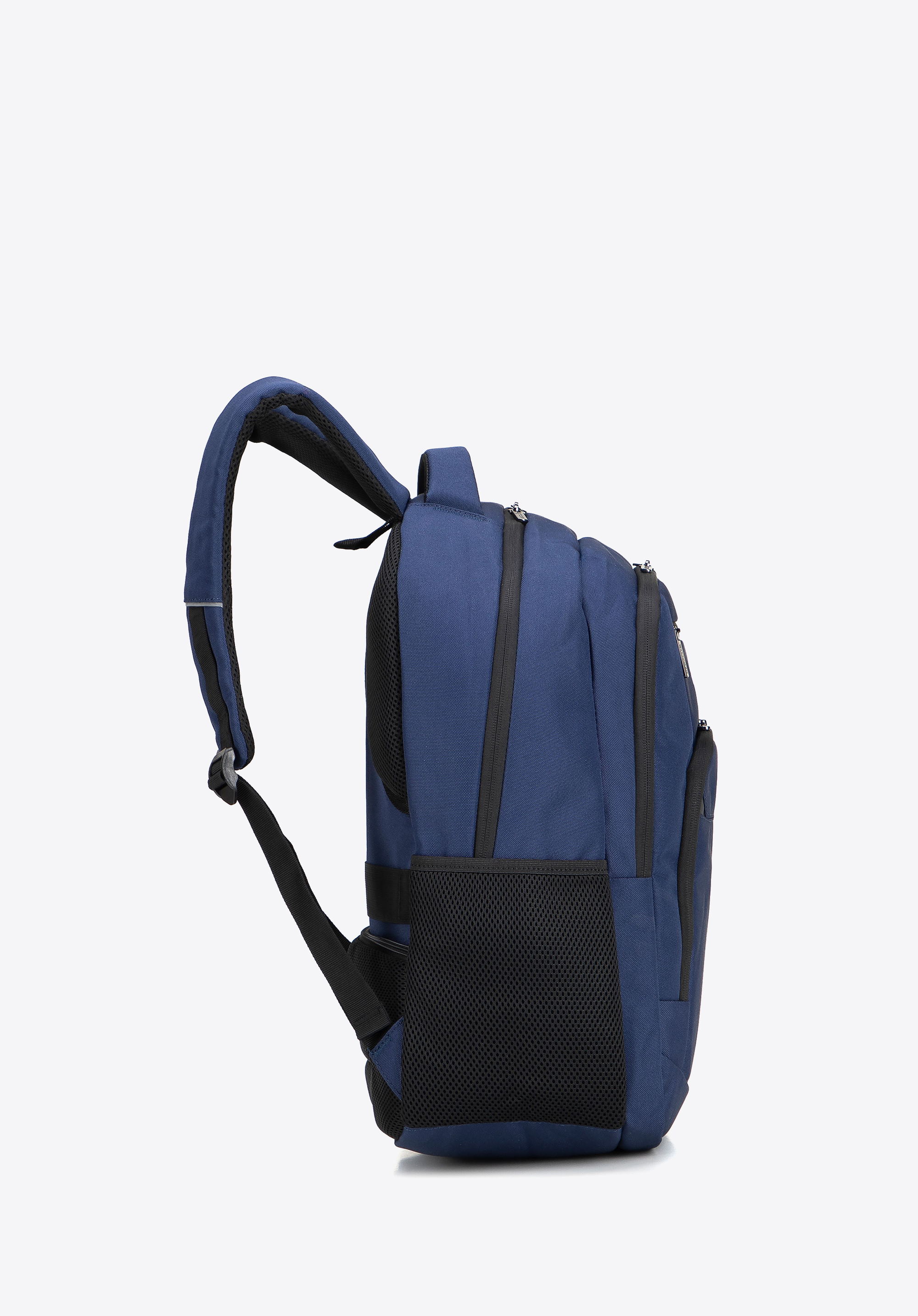 Męski plecak biznesowy z kieszenią na laptopa 16”, granatowy, 56-3S-021-90, Zdjęcie 1