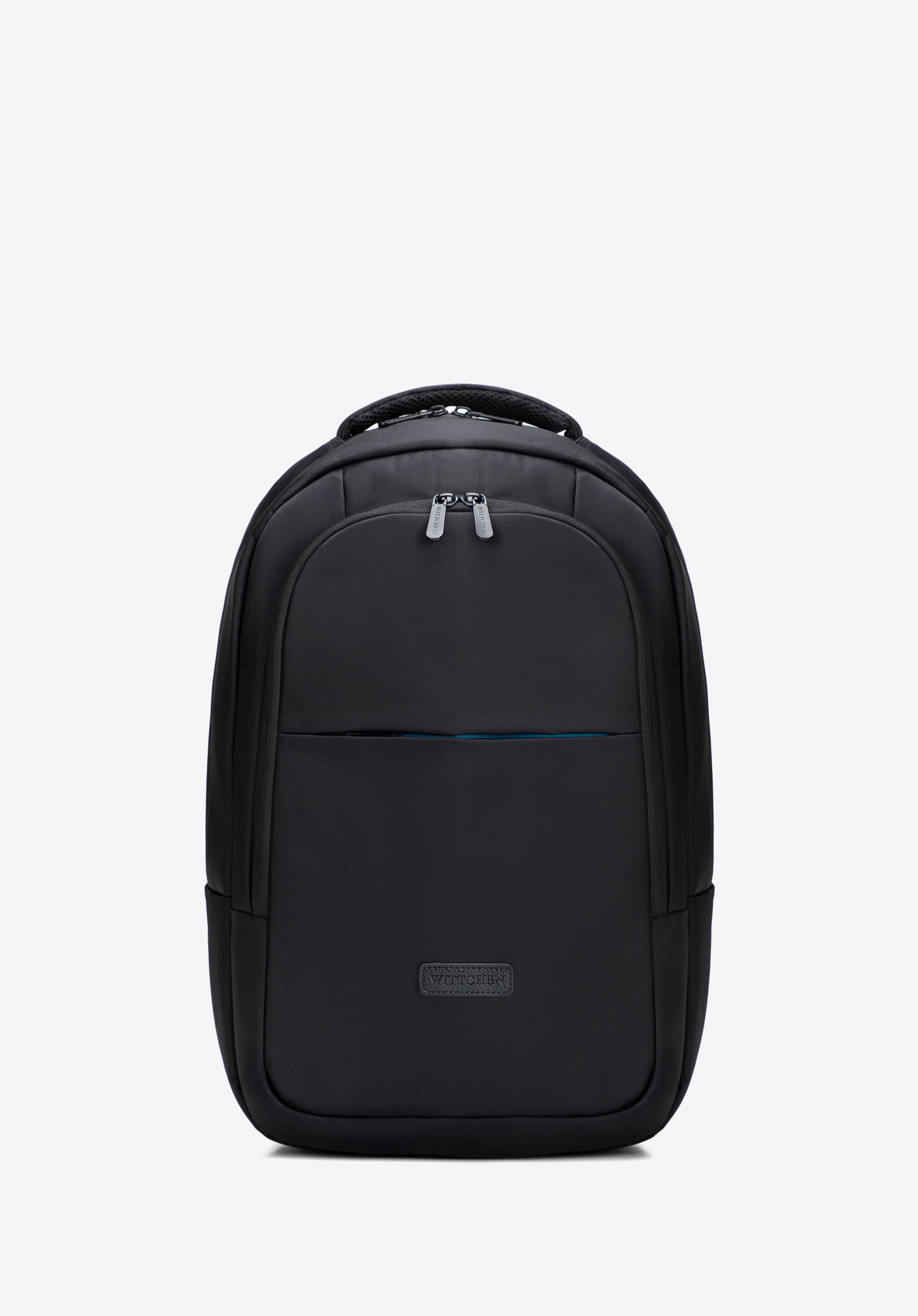Męski plecak z kieszenią na laptopa 15,6", czarny, 102-3P-102-1D, Zdjęcie 1
