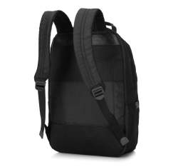 Męski plecak na laptopa 15,6” z krytym suwakiem, czarny, 92-3P-105-1, Zdjęcie 1