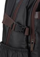 Men's 15.6'' laptop backpack, black-brown, 98-3P-202-4, Photo 5