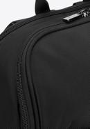 Męski plecak na laptopa 15,6” z zaokrągloną klapą, czarny, 94-3P-203-1, Zdjęcie 4