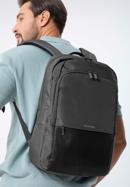 Męski plecak na laptopa 15,6” ze wstawką, szarozielony, 98-3P-200-8, Zdjęcie 15
