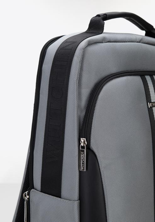 Men's 17” laptop backpack, grey, 96-3U-900-1, Photo 4