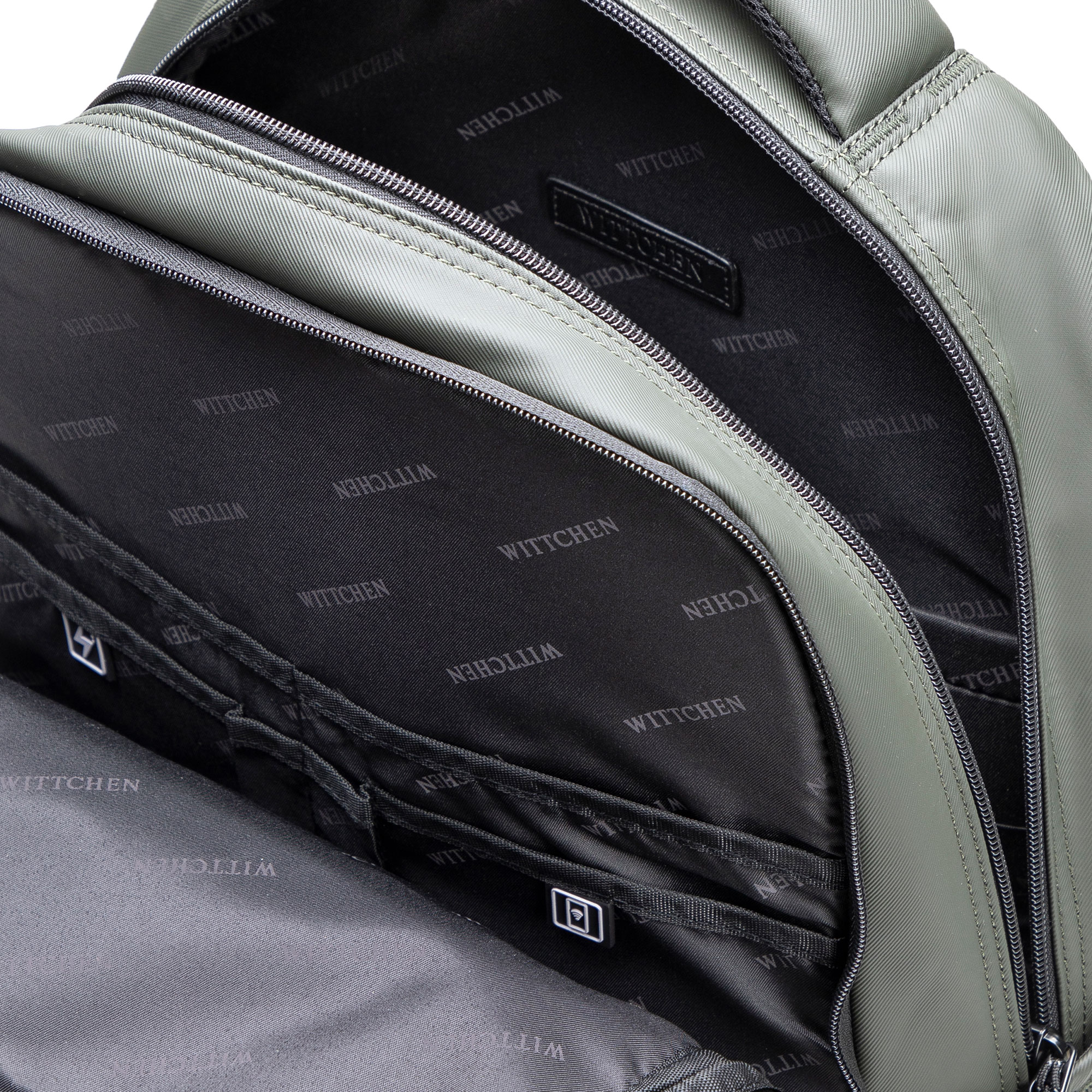 Pánsky ruksak na notebook 15,6” s RFID ochranou 102-3P-800-8, Vyberte variant khaki