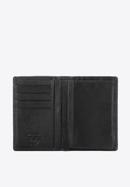 Męski portfel skórzany bez zapięcia, czarny, 21-1-020-10L, Zdjęcie 2