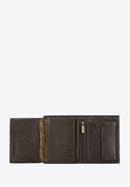 Men's leather bi-fold wallet, dark brown, 21-1-221-40L, Photo 3