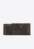 Men's leather bi-fold wallet, dark brown, 21-1-221-40L, Photo 4