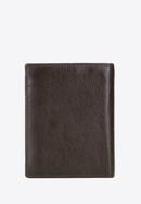 Men's leather bi-fold wallet, dark brown, 21-1-221-40L, Photo 9