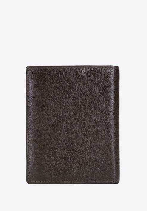 Męski portfel skórzany bez zapięcia, ciemny brąz, 21-1-221-40L, Zdjęcie 9
